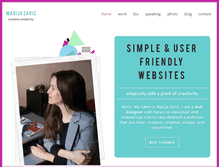 Tablet Screenshot of marijazaric.com